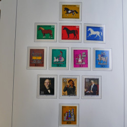 Collection timbres d'Allemagne Berlin 1948-1990 en album lux. Collection timbres d'Allemagne Berlin 1948-1990 en album lux.