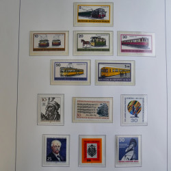 Collection timbres d'Allemagne Berlin 1948-1990 en album lux. Collection timbres d'Allemagne Berlin 1948-1990 en album lux.