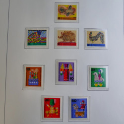 Collection timbres d'Allemagne Berlin 1948-1990 en album lux. Collection timbres d'Allemagne Berlin 1948-1990 en album lux.