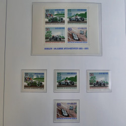 Collection timbres d'Allemagne Berlin 1948-1990 en album lux. Collection timbres d'Allemagne Berlin 1948-1990 en album lux.