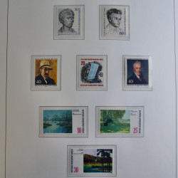 Collection timbres d'Allemagne Berlin 1948-1990 en album lux. Collection timbres d'Allemagne Berlin 1948-1990 en album lux.