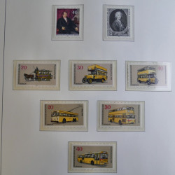 Collection timbres d'Allemagne Berlin 1948-1990 en album lux. Collection timbres d'Allemagne Berlin 1948-1990 en album lux.