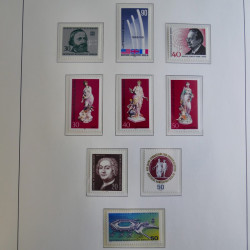 Collection timbres d'Allemagne Berlin 1948-1990 en album lux. Collection timbres d'Allemagne Berlin 1948-1990 en album lux.