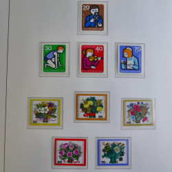 Collection timbres d'Allemagne Berlin 1948-1990 en album lux. Collection timbres d'Allemagne Berlin 1948-1990 en album lux.