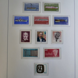 Collection timbres d'Allemagne Berlin 1948-1990 en album lux. Collection timbres d'Allemagne Berlin 1948-1990 en album lux.