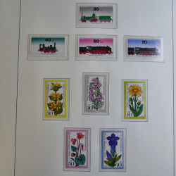 Collection timbres d'Allemagne Berlin 1948-1990 en album lux. Collection timbres d'Allemagne Berlin 1948-1990 en album lux.