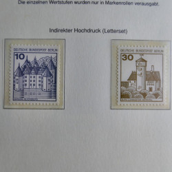 Collection timbres d'Allemagne Berlin 1948-1990 en album lux. Collection timbres d'Allemagne Berlin 1948-1990 en album lux.