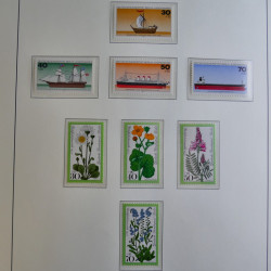 Collection timbres d'Allemagne Berlin 1948-1990 en album lux. Collection timbres d'Allemagne Berlin 1948-1990 en album lux.