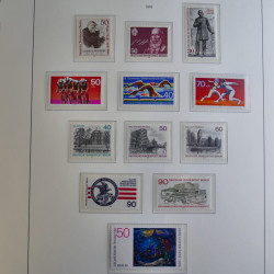 Collection timbres d'Allemagne Berlin 1948-1990 en album lux. Collection timbres d'Allemagne Berlin 1948-1990 en album lux.