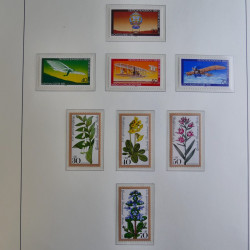 Collection timbres d'Allemagne Berlin 1948-1990 en album lux. Collection timbres d'Allemagne Berlin 1948-1990 en album lux.