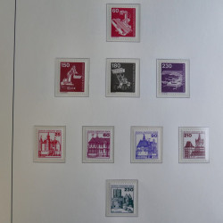 Collection timbres d'Allemagne Berlin 1948-1990 en album lux. Collection timbres d'Allemagne Berlin 1948-1990 en album lux.