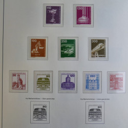 Collection timbres d'Allemagne Berlin 1948-1990 en album lux. Collection timbres d'Allemagne Berlin 1948-1990 en album lux.