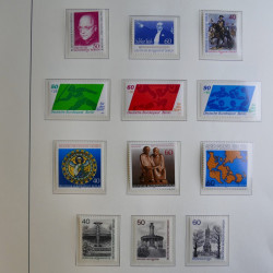Collection timbres d'Allemagne Berlin 1948-1990 en album lux. Collection timbres d'Allemagne Berlin 1948-1990 en album lux.