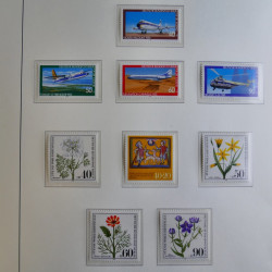 Collection timbres d'Allemagne Berlin 1948-1990 en album lux. Collection timbres d'Allemagne Berlin 1948-1990 en album lux.