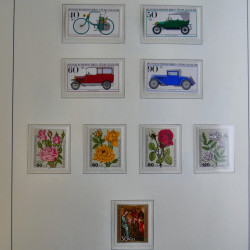 Collection timbres d'Allemagne Berlin 1948-1990 en album lux. Collection timbres d'Allemagne Berlin 1948-1990 en album lux.