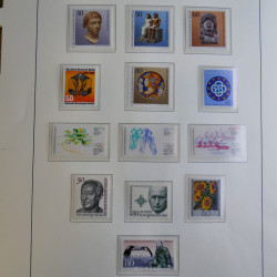 Collection timbres d'Allemagne Berlin 1948-1990 en album lux. Collection timbres d'Allemagne Berlin 1948-1990 en album lux.