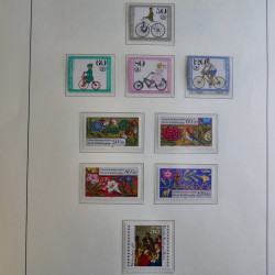 Collection timbres d'Allemagne Berlin 1948-1990 en album lux. Collection timbres d'Allemagne Berlin 1948-1990 en album lux.