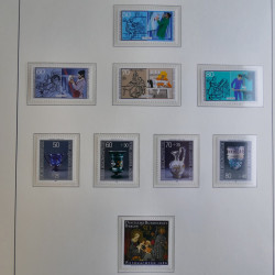 Collection timbres d'Allemagne Berlin 1948-1990 en album lux. Collection timbres d'Allemagne Berlin 1948-1990 en album lux.