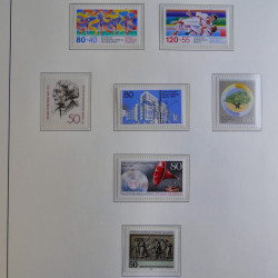 Collection timbres d'Allemagne Berlin 1948-1990 en album lux. Collection timbres d'Allemagne Berlin 1948-1990 en album lux.