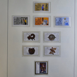 Collection timbres d'Allemagne Berlin 1948-1990 en album lux. Collection timbres d'Allemagne Berlin 1948-1990 en album lux.