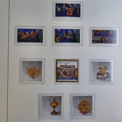 Collection timbres d'Allemagne Berlin 1948-1990 en album lux. Collection timbres d'Allemagne Berlin 1948-1990 en album lux.