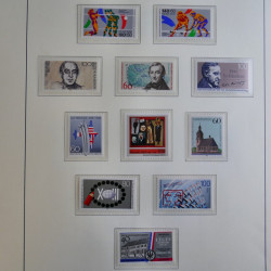 Collection timbres d'Allemagne Berlin 1948-1990 en album lux. Collection timbres d'Allemagne Berlin 1948-1990 en album lux.