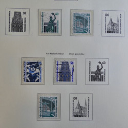 Collection timbres d'Allemagne Berlin 1948-1990 en album lux. Collection timbres d'Allemagne Berlin 1948-1990 en album lux.