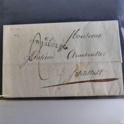 Lot de 100 lettres, plis de France 1813-1938 en un album. Lot de 100 lettres, plis de France 1813-1938 en un album.