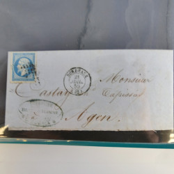 Lot de 100 lettres, plis de France 1813-1938 en un album. Lot de 100 lettres, plis de France 1813-1938 en un album.