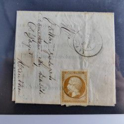 Lot de 100 lettres, plis de France 1813-1938 en un album. Lot de 100 lettres, plis de France 1813-1938 en un album.