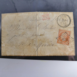Lot de 100 lettres, plis de France 1813-1938 en un album. Lot de 100 lettres, plis de France 1813-1938 en un album.