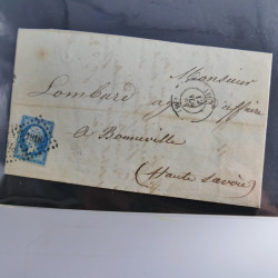 Lot de 100 lettres, plis de France 1813-1938 en un album. Lot de 100 lettres, plis de France 1813-1938 en un album.