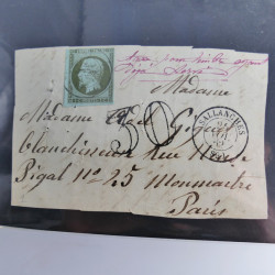 Lot de 100 lettres, plis de France 1813-1938 en un album. Lot de 100 lettres, plis de France 1813-1938 en un album.