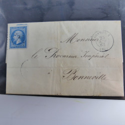 Lot de 100 lettres, plis de France 1813-1938 en un album. Lot de 100 lettres, plis de France 1813-1938 en un album.