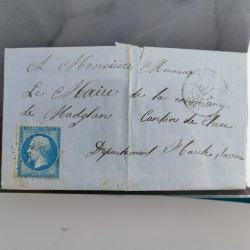 Lot de 100 lettres, plis de France 1813-1938 en un album. Lot de 100 lettres, plis de France 1813-1938 en un album.