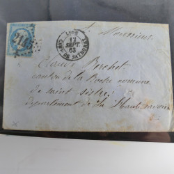 Lot de 100 lettres, plis de France 1813-1938 en un album. Lot de 100 lettres, plis de France 1813-1938 en un album.