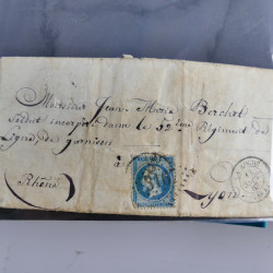 Lot de 100 lettres, plis de France 1813-1938 en un album. Lot de 100 lettres, plis de France 1813-1938 en un album.