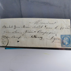 Lot de 100 lettres, plis de France 1813-1938 en un album. Lot de 100 lettres, plis de France 1813-1938 en un album.