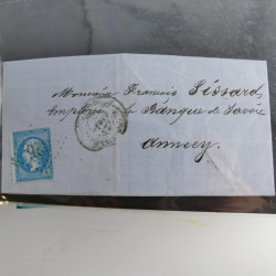 Lot de 100 lettres, plis de France 1813-1938 en un album. Lot de 100 lettres, plis de France 1813-1938 en un album.