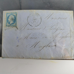 Lot de 100 lettres, plis de France 1813-1938 en un album. Lot de 100 lettres, plis de France 1813-1938 en un album.
