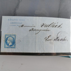 Lot de 100 lettres, plis de France 1813-1938 en un album. Lot de 100 lettres, plis de France 1813-1938 en un album.