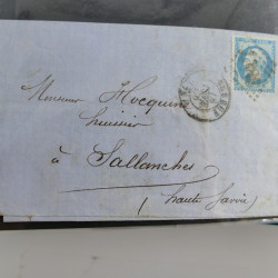 Lot de 100 lettres, plis de France 1813-1938 en un album. Lot de 100 lettres, plis de France 1813-1938 en un album.