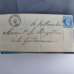 Lot de 100 lettres, plis de France 1813-1938 en un album. Lot de 100 lettres, plis de France 1813-1938 en un album.