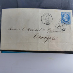 Lot de 100 lettres, plis de France 1813-1938 en un album. Lot de 100 lettres, plis de France 1813-1938 en un album.