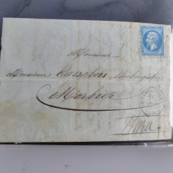 Lot de 100 lettres, plis de France 1813-1938 en un album. Lot de 100 lettres, plis de France 1813-1938 en un album.