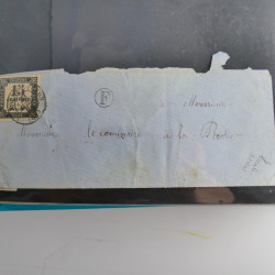 Lot de 100 lettres, plis de France 1813-1938 en un album. Lot de 100 lettres, plis de France 1813-1938 en un album.