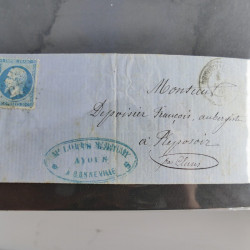 Lot de 100 lettres, plis de France 1813-1938 en un album. Lot de 100 lettres, plis de France 1813-1938 en un album.