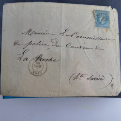 Lot de 100 lettres, plis de France 1813-1938 en un album. Lot de 100 lettres, plis de France 1813-1938 en un album.