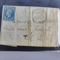 Lot de 100 lettres, plis de France 1813-1938 en un album. Lot de 100 lettres, plis de France 1813-1938 en un album.