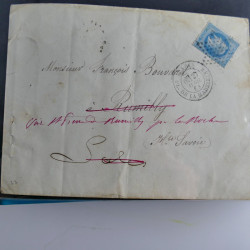 Lot de 100 lettres, plis de France 1813-1938 en un album. Lot de 100 lettres, plis de France 1813-1938 en un album.